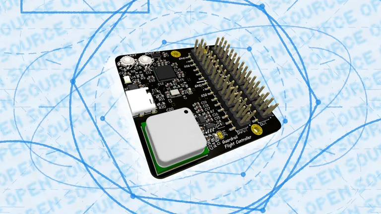Guardrail FC front PCB render